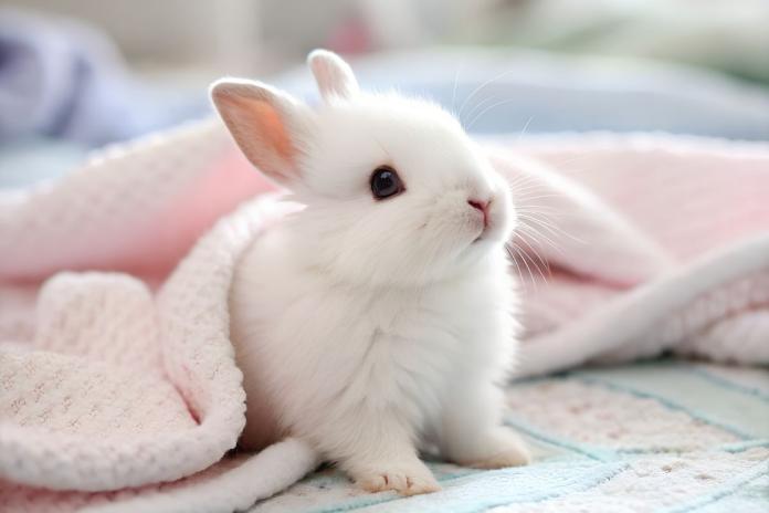 毛布とうさぎ 毛布とうさぎ