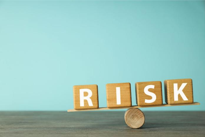 RISKの文字 RISKの文字